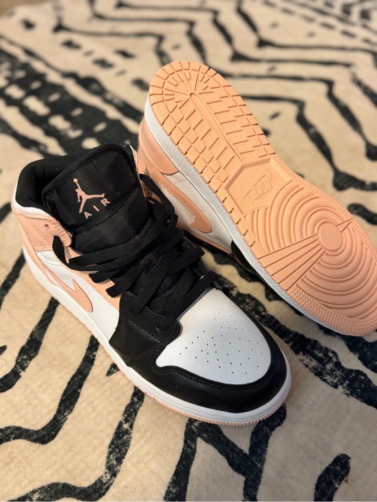 Jordan Shoes - Jordan Women’s Sneakers - White, Black & Peach